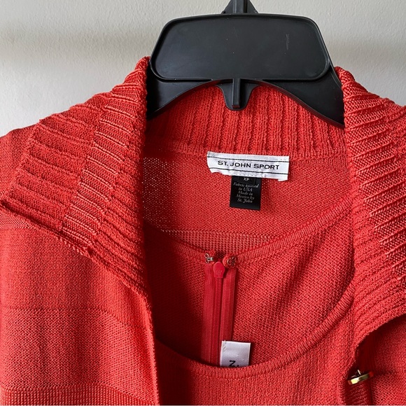 St John Coral Dress Jacket Set Size 4 - Picture 10 of 13